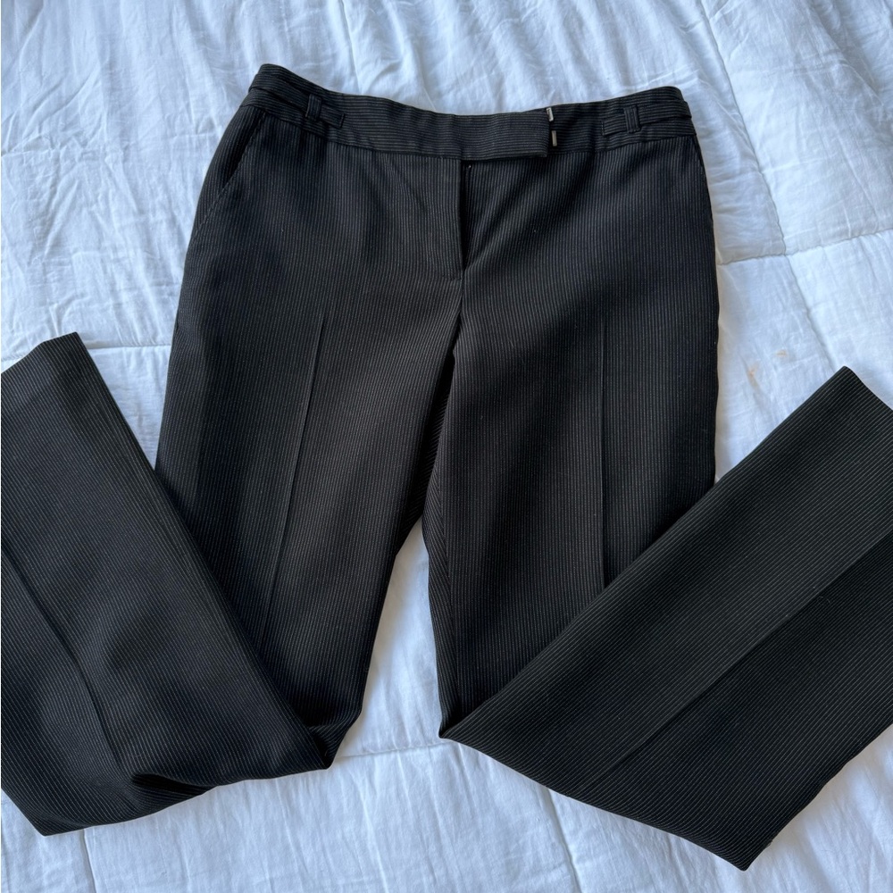 Ann Taylor Women's Black Pinstripe Pants